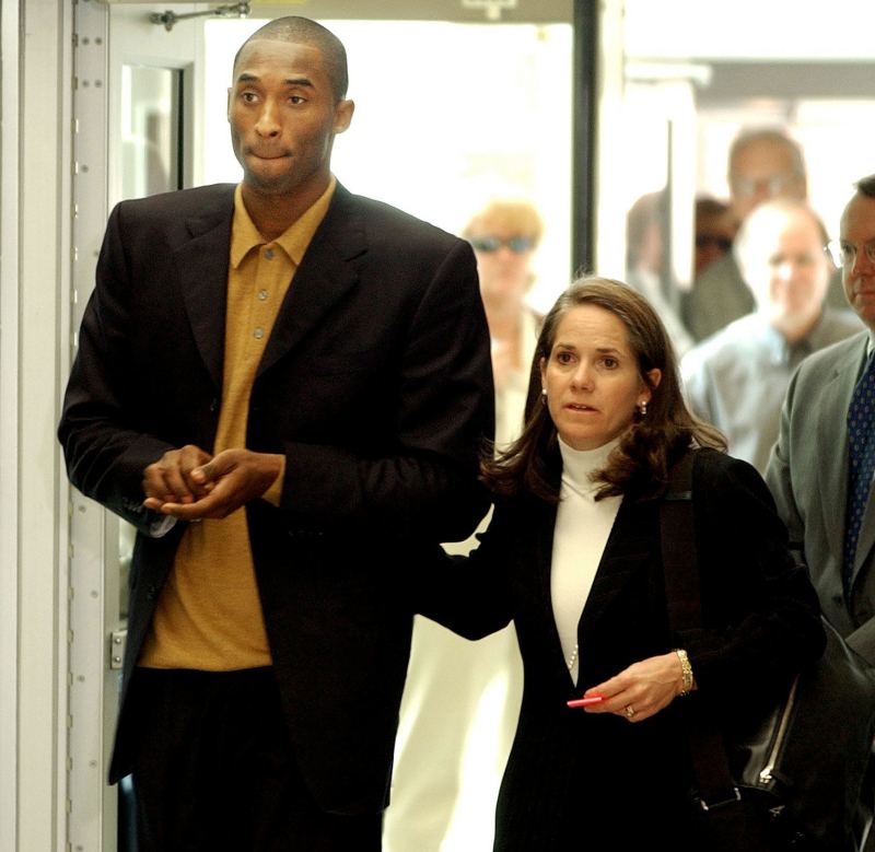 Kobe Bryant Arriving to Court in 2003 Kobe Bryants Life in Pictures
