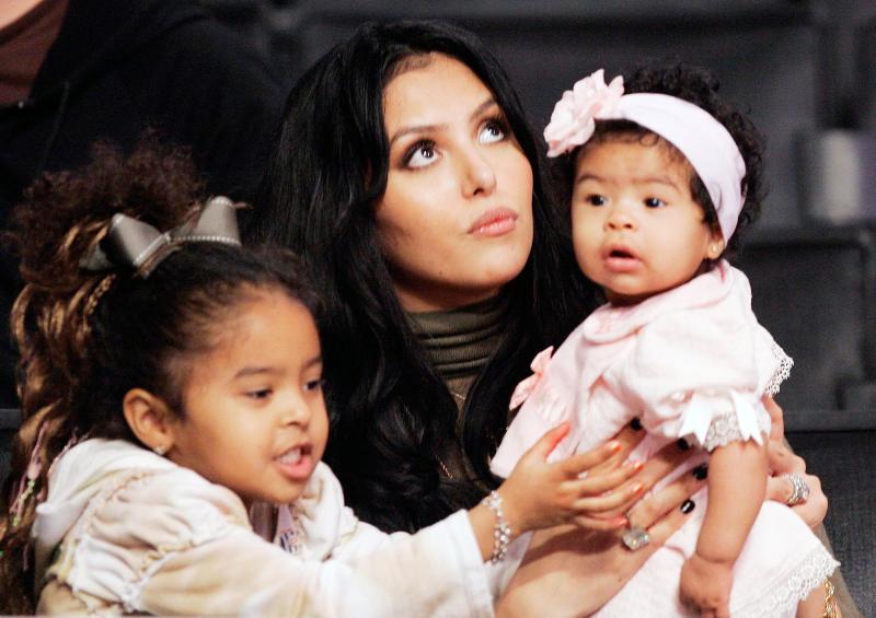 Vanessa Bryant with Daughters Natalia and Gianna in 2006 Kobe Bryants Life in Pictures