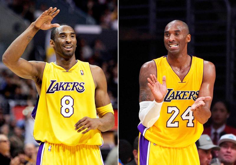 Kobe Bryant in 2006 and in 2014 Kobe Bryants Life in Pictures