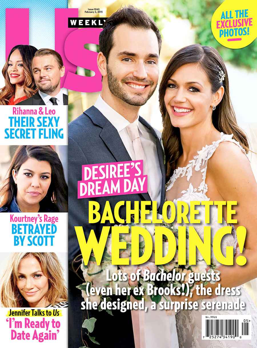 Us Weekly Cover Desiree Hartsock and Chris Siegfried Wedding Love Timeline