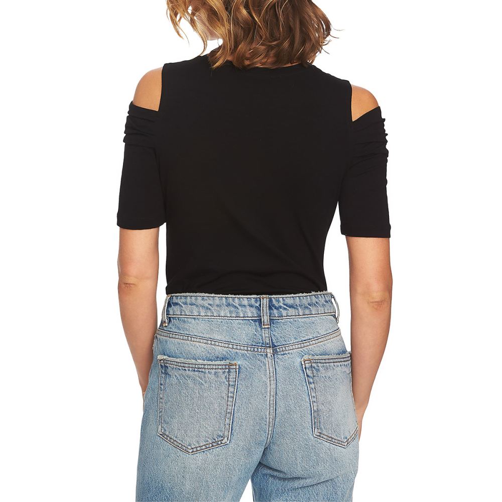 1.STATE Cold Shoulder Top