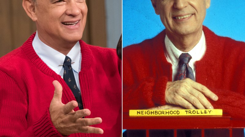 Actors Who Portrayed Real People in Movies and TV Shows Tom Hanks as Fred Rogers