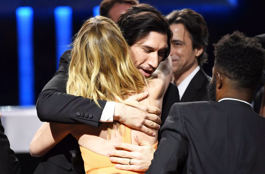 Adam Driver Hugging Laura Dern Inside the Critics Choice Awards 2020