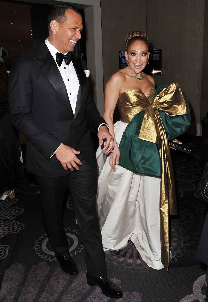 Alex Rodriguez and Jennifer Lopez Inside the Golden Globes 2020