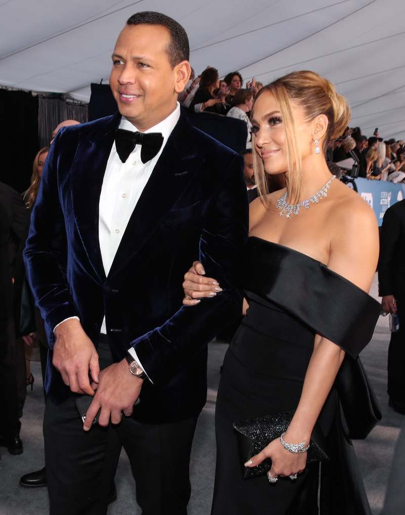 Alex Rodriguez and Jennifer Lopez PDA Through the Years SAG Awards 2020