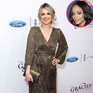 Ali Fedotowsky Gracie Awards Red Carpet Reveals Why She Stepped Down as Rachel Lindsay’s Podcast Host