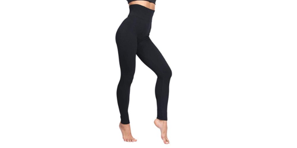 LUOYANXI High Waisted Tummy Control Soft Thick Leggings