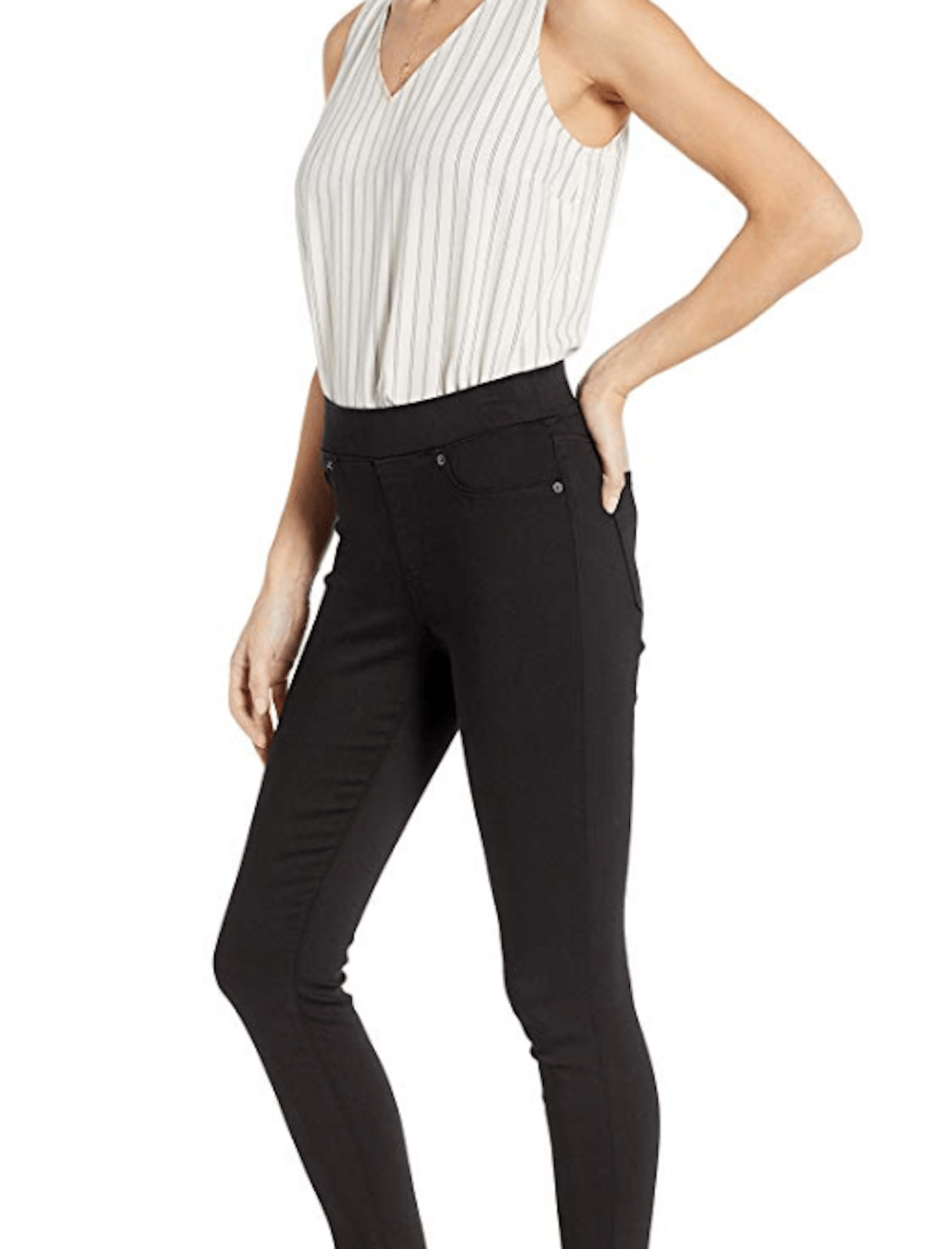 Amazon Essentials Women's Standard Pull-on Jegging (Black)