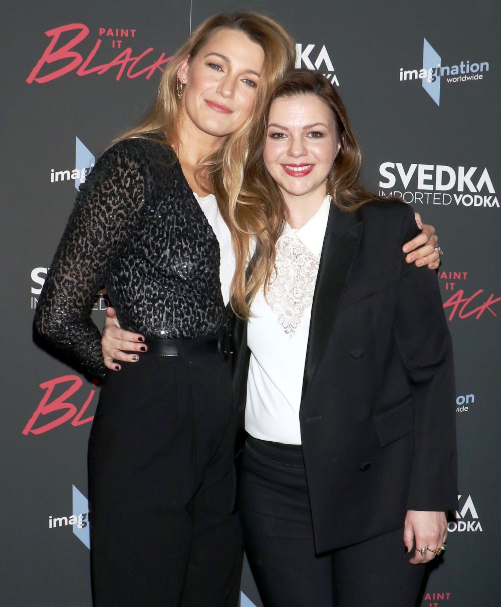 Amber Tamblyn Blake Lively Carries Me Out Like a Prince When We Drink