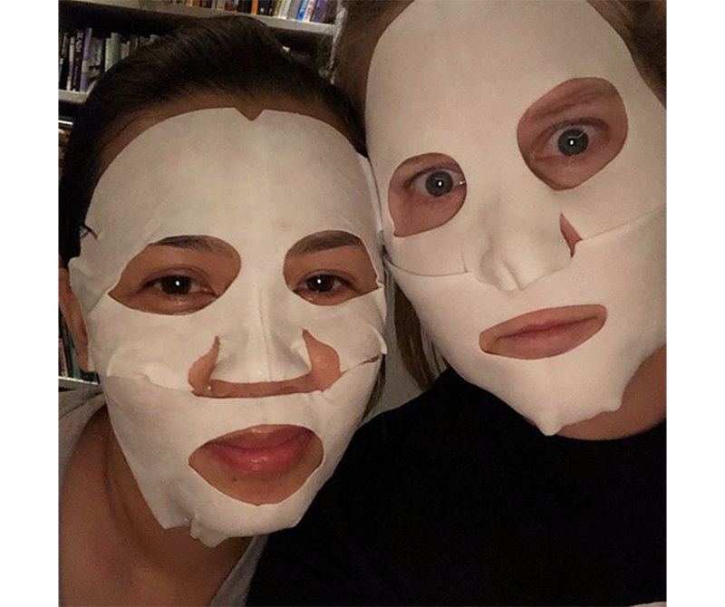 Amy Schumer Nanny Face Masks Instagram