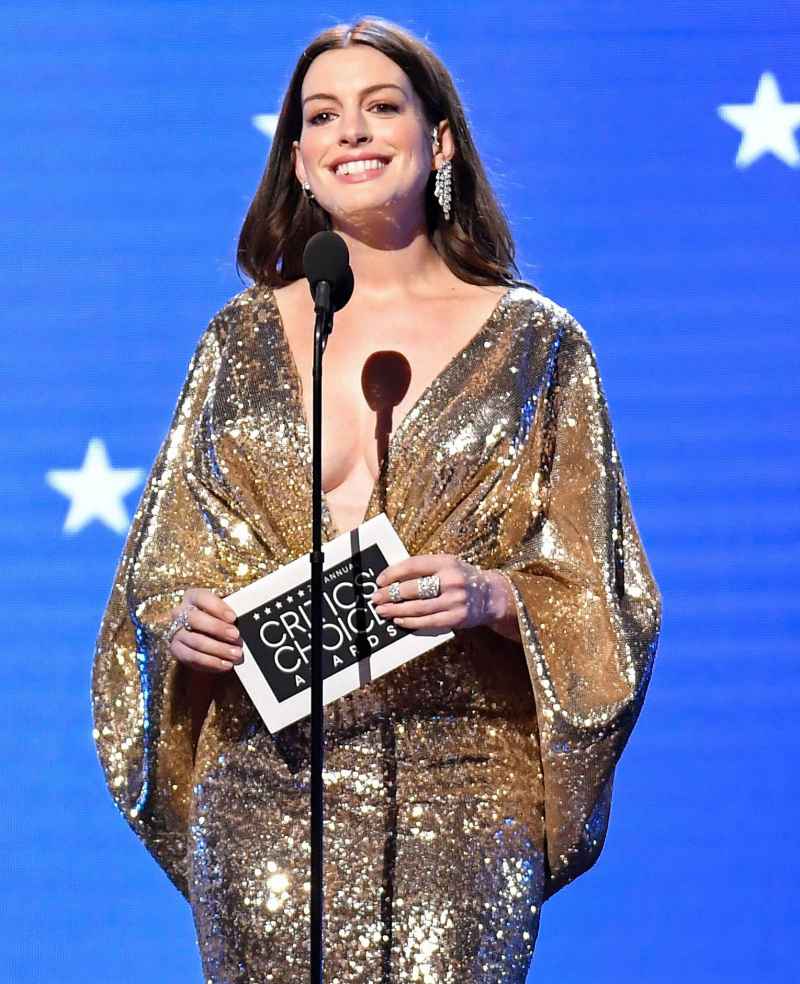 Anne Hathaway Post-Baby Critic's Choice Awards 2020