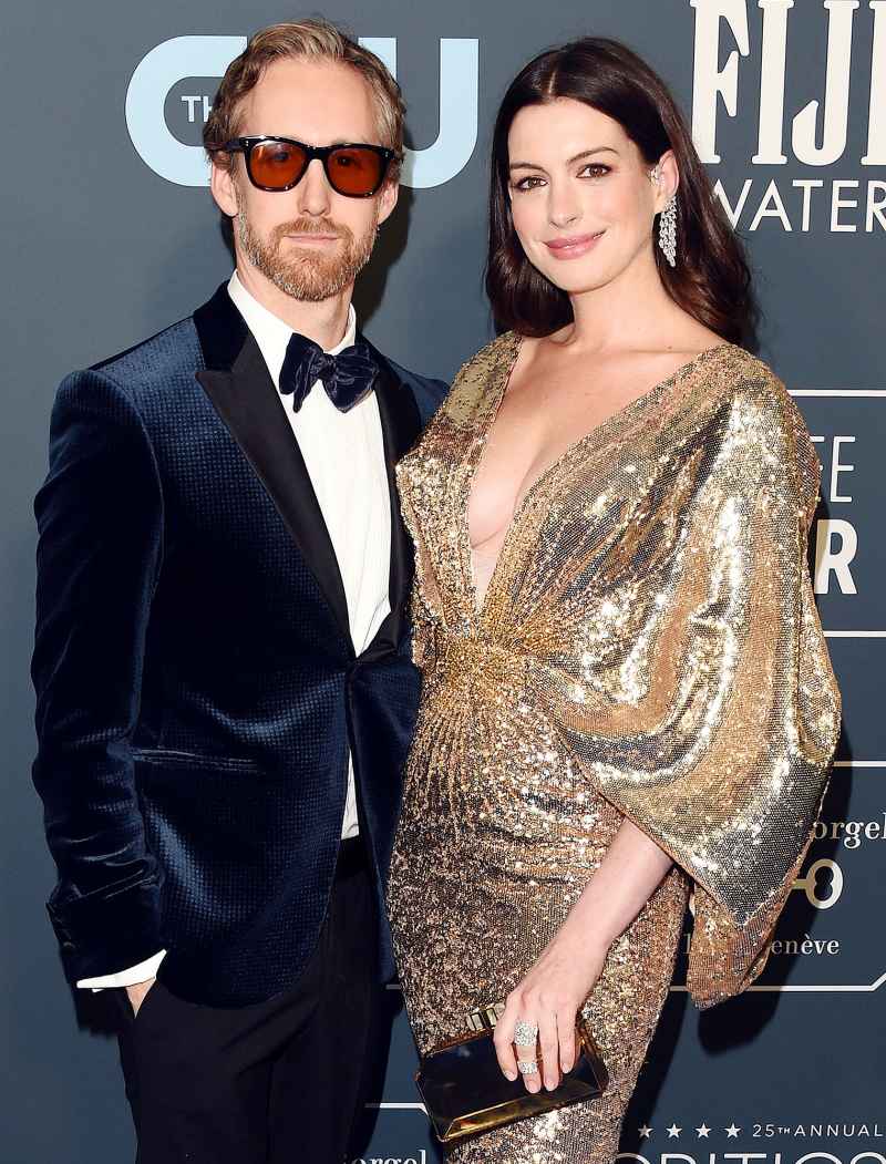 Anne Hathaway and Adam Shulman What You didn't See On TV at the Critics Choice Awards 2020