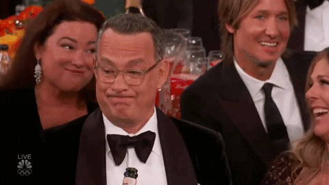 Awards Show Audience Reactions Tom Hanks