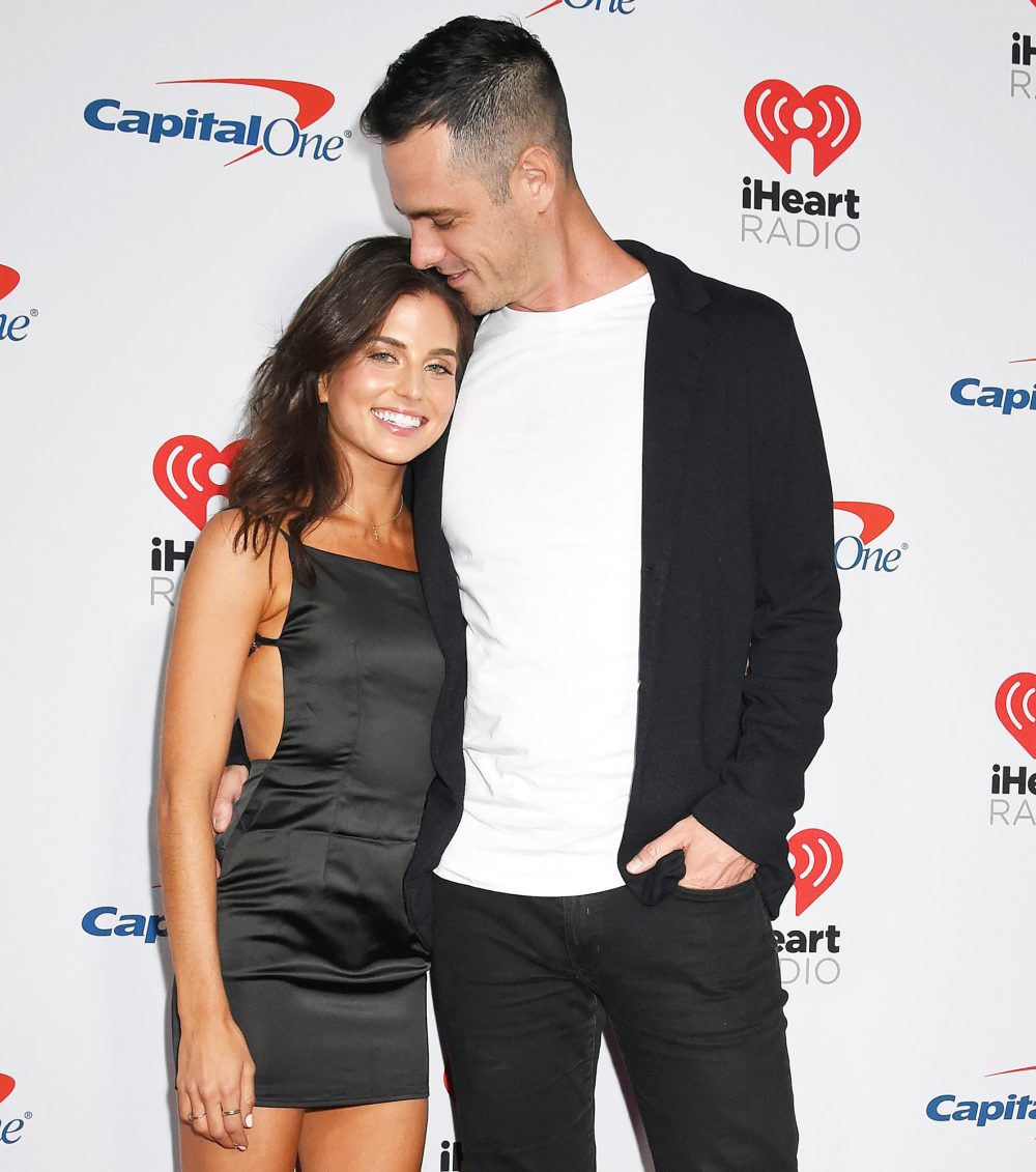 Jess Clarke and Ben Higgins attend the iHeartRadio Music Festival Ben Higgins Says He Is Definitely Getting Engaged to Girlfriend Jess Clarke in 2020