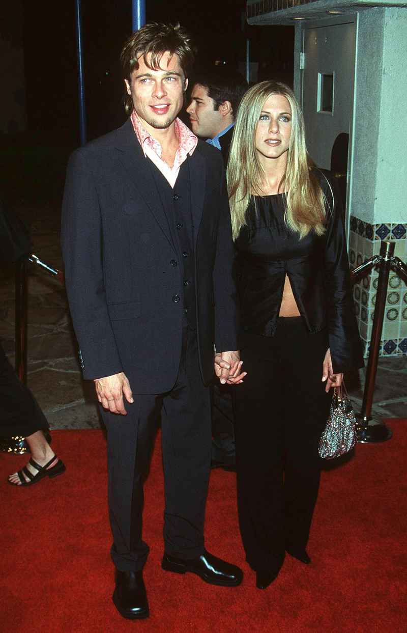 Brad Pitt and Jennifer Aniston Red Carpets - 1999