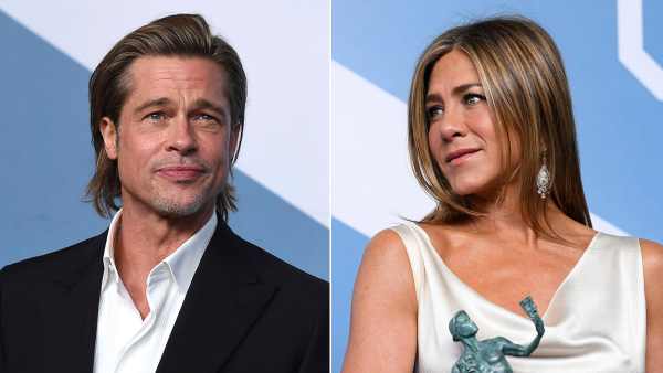 Brad Pitt Reacts to Hoopla Caused by His SAG Awards Reunion With Jennifer Aniston