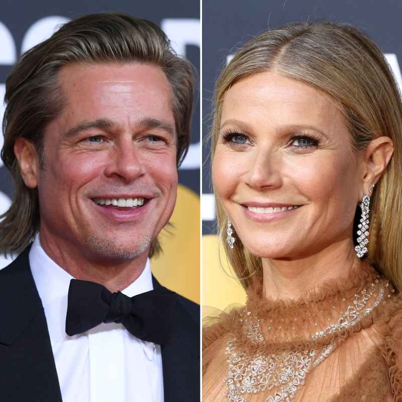 Brad Pitt and Gwyneth Paltrow What You Didn't See on TV Golden Globes 2020