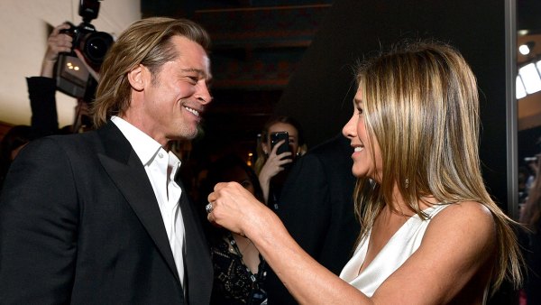 Brad Pitt and Jennifer Aniston Backstage SAG Awards 2020