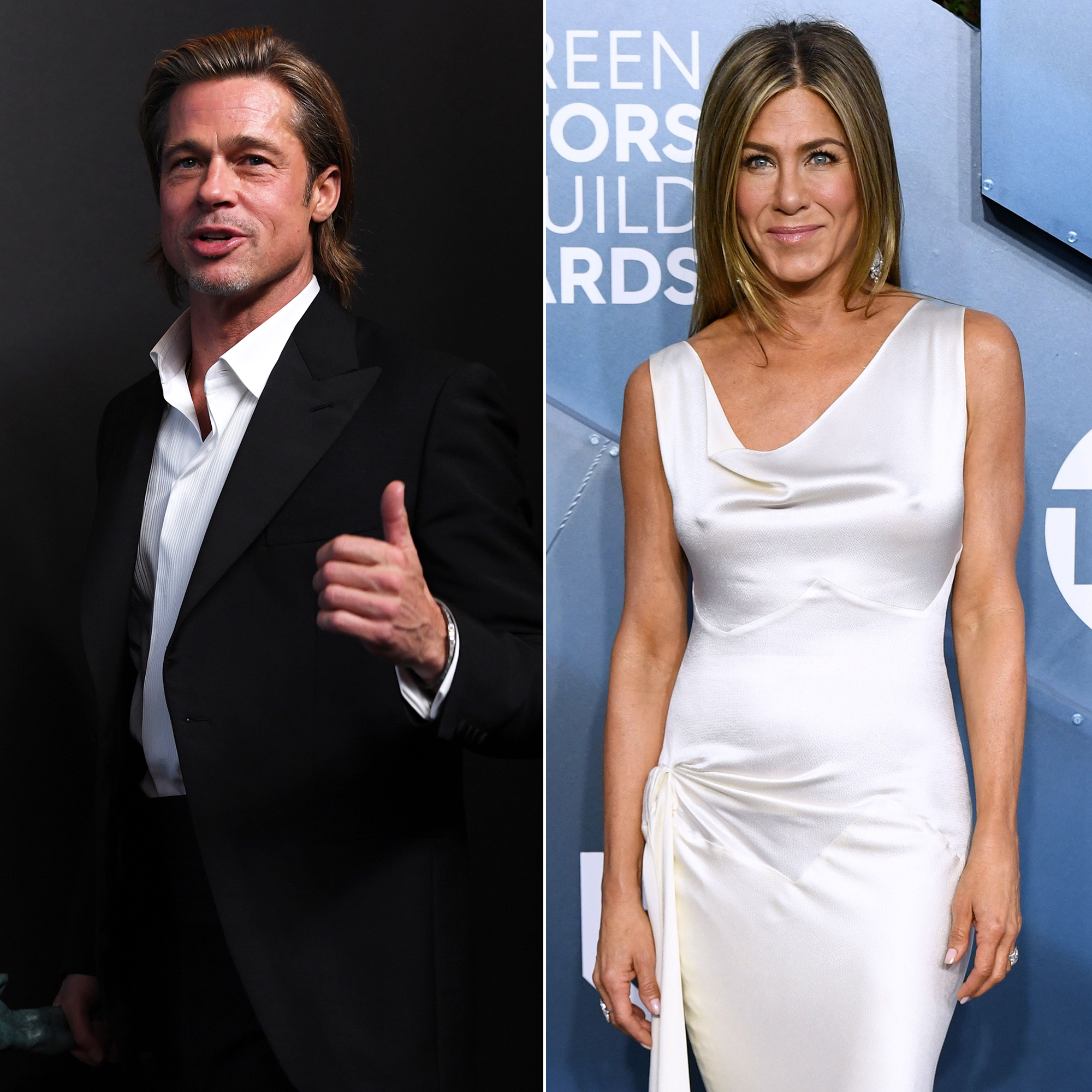 kandidatgrad Udsigt mærke Brad Pitt, Jennifer Aniston 'Did Not Cross Paths' at SAG Party