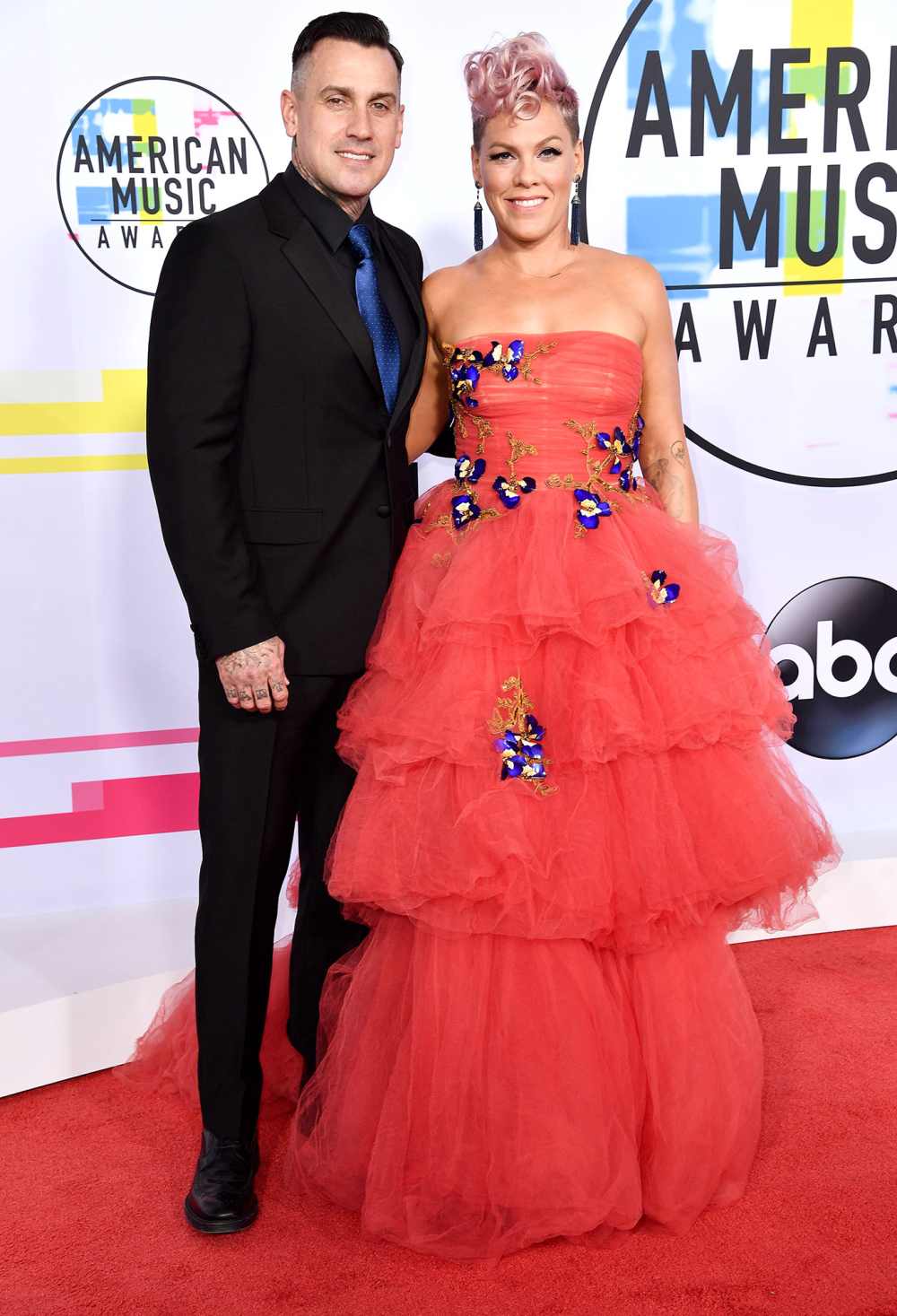 Carey Hart and and Pink American Music Awards
