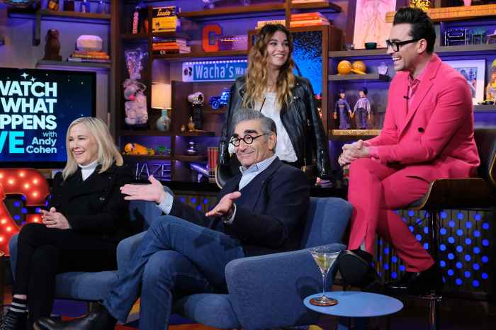 Catherine O'Hara, Eugene Levy, Annie Murphy, Daniel Levy Watch What Happens Live Used To Date