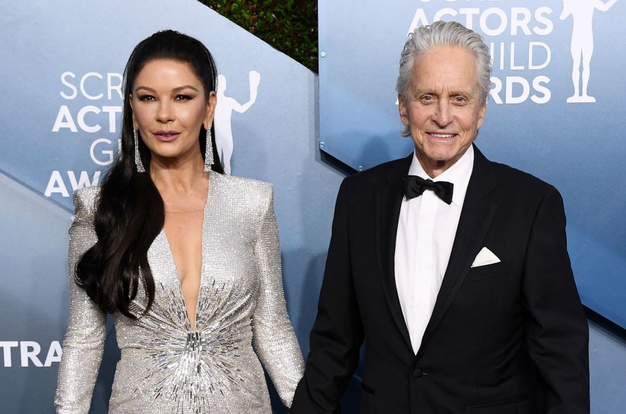 Catherine Zeta-Jones and Michael Douglas PDA Through the Years SAG Awards 2020