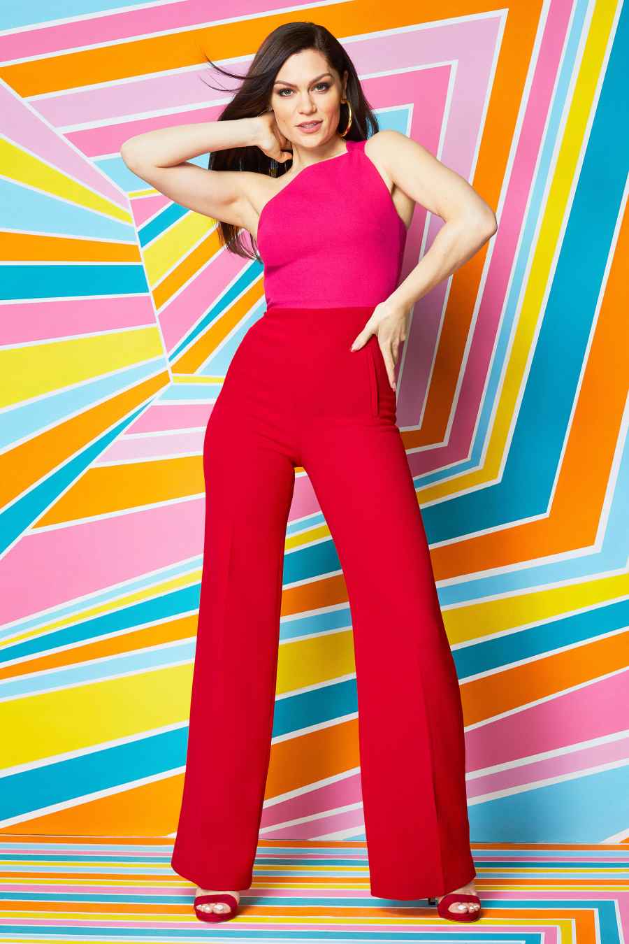 Celebs Wearing Red and Pink - Jessie J