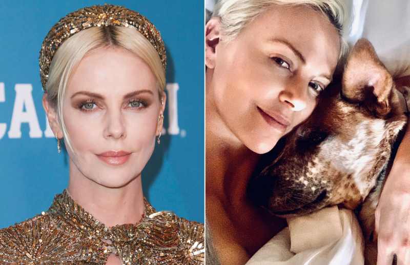 Charlize Theron Makeup-Free Instagram