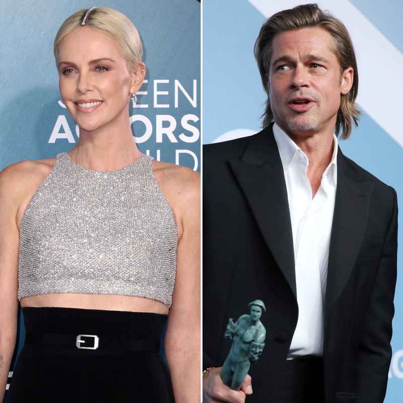 Charlize Theron and Brad Pitt What You Didn't See On TV SAG Awards 2020