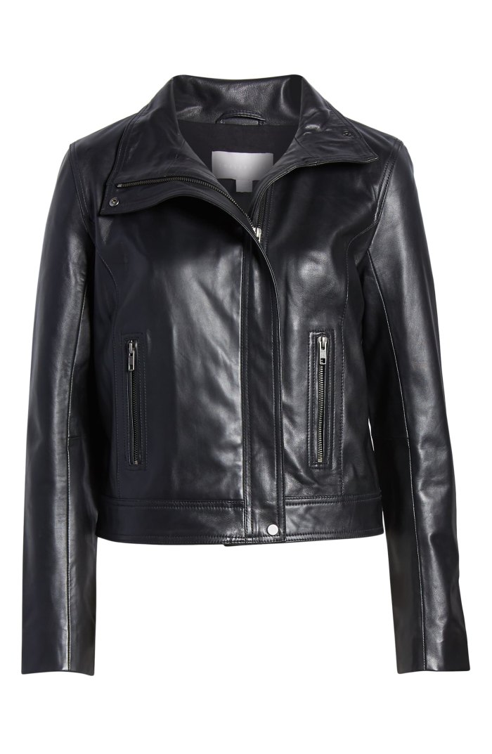 Chelsea 28 Leather Moto Jacket Is Under $200 and Totally Unique | Us Weekly