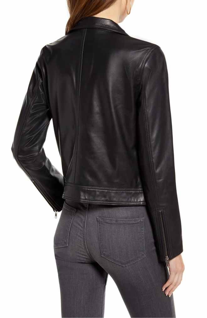 Chelsea 28 Leather Moto Jacket Is Under $200 and Totally Unique