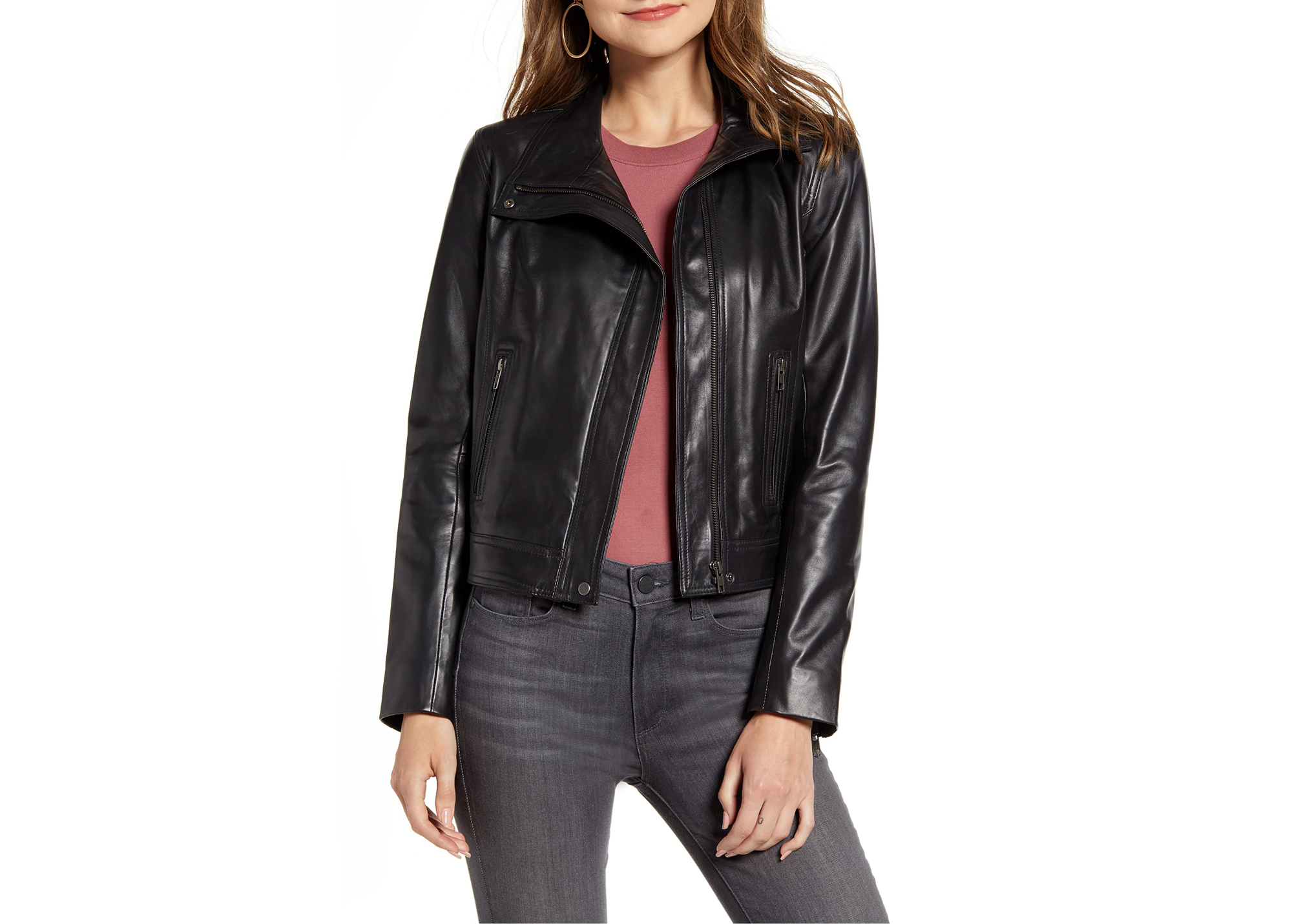 Chelsea 28 Leather Moto Jacket Is Under $200 and Totally Unique
