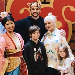Christina-Aguilera-and-Fiance-Matthew-Rutler-Take-Kids-to-Disneyland