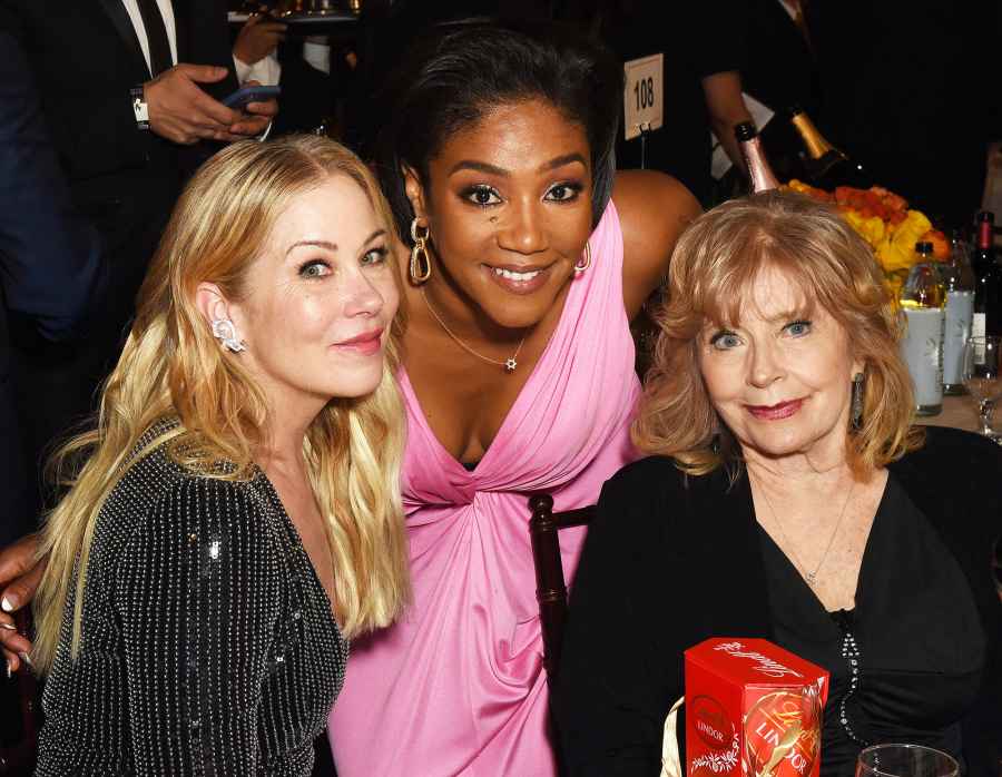 Christina Applegate and Tiffany Haddish Inside the Golden Globes 2020