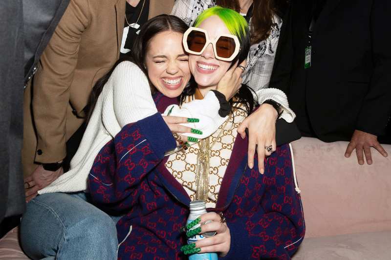 Claudia Sulewski and Billie Eilish at Grammys 2020 After Party