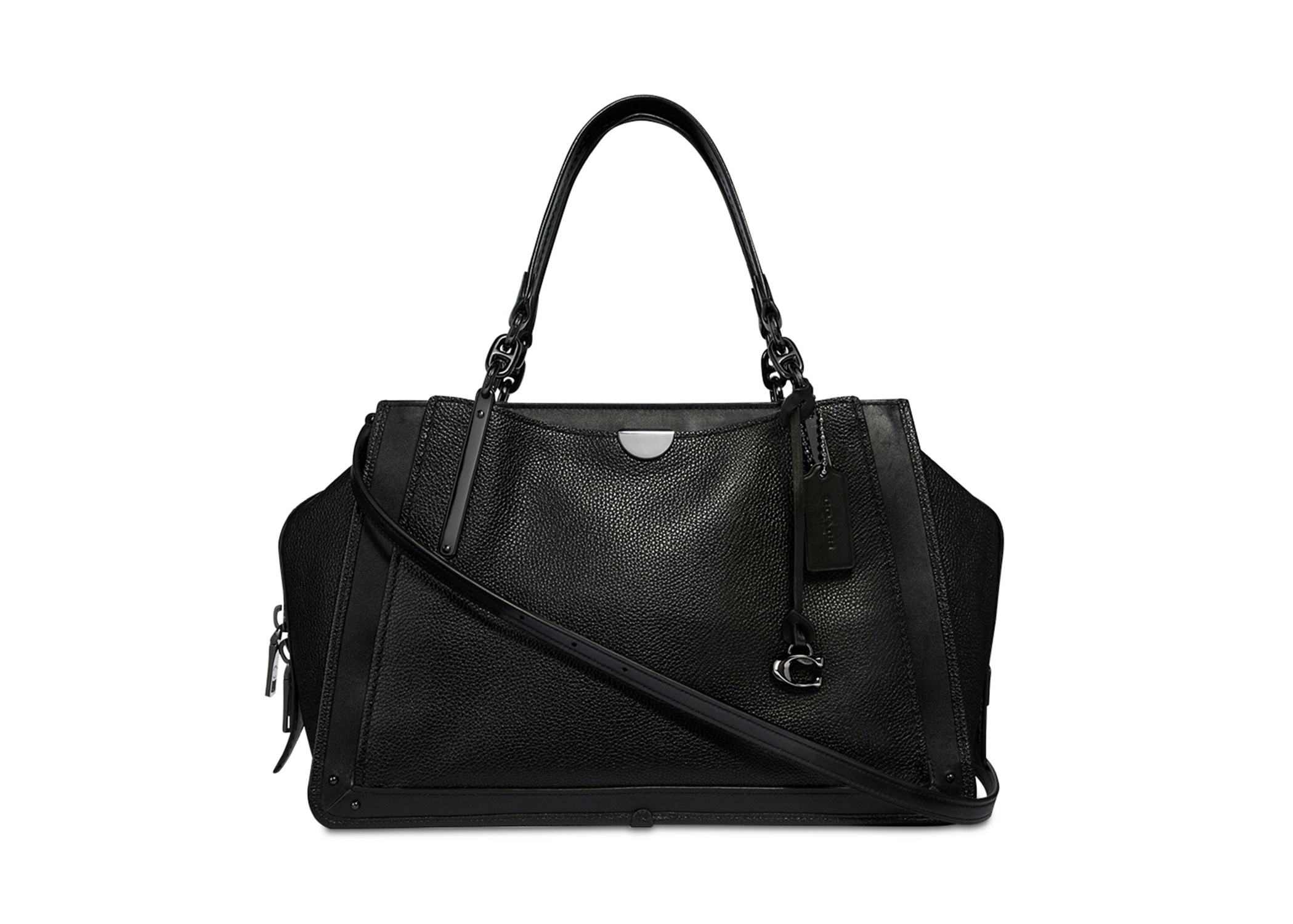 Coach Dreamer 36 Satchel in Polished Pebble Leather