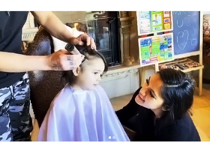 Criss Angel Son Johnny Gets Hair Shaved After Cancer Relapse