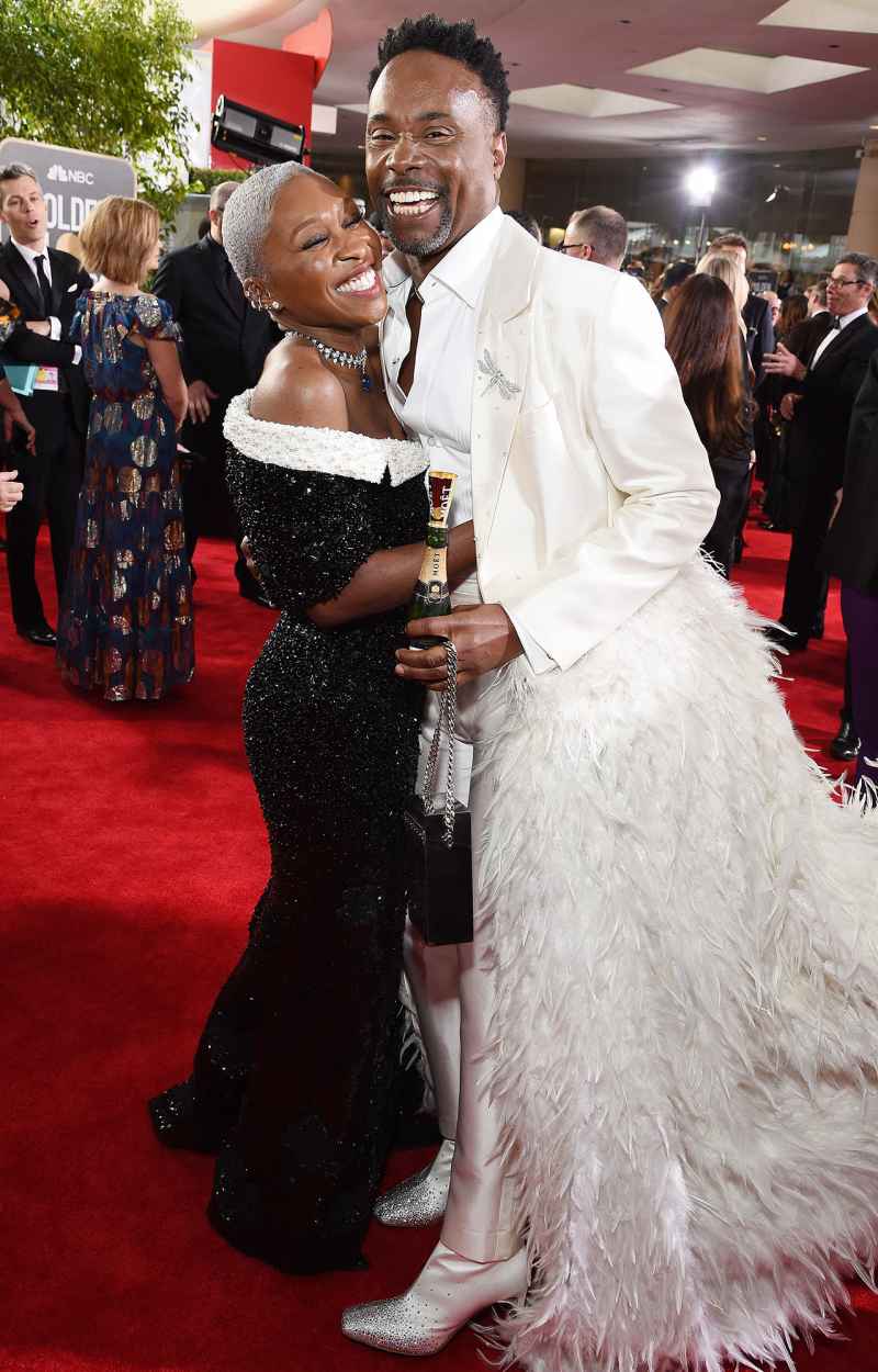 Cynthia Erivo and Billy Porter Inside the Golden Globes 2020
