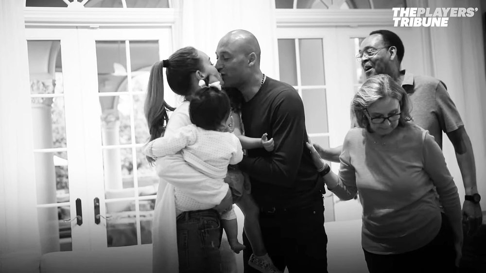 Derek Jeter and Wife Hannah Jeter Celebrate Athlete&rsquo;s Hall of Fame Election With Daughters