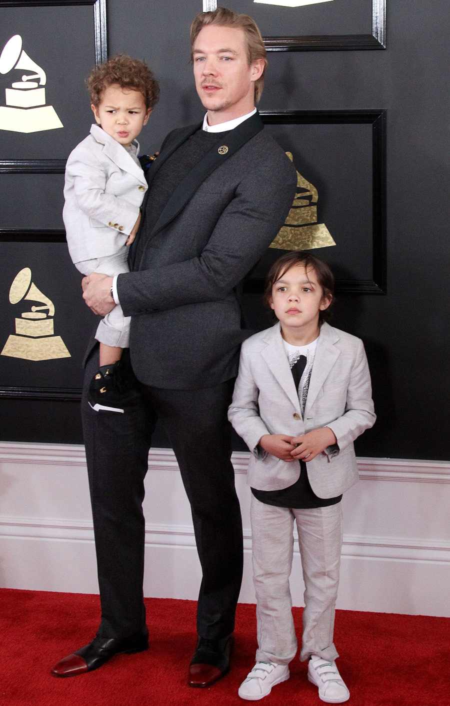 Diplo, Lazer Pentz, Lockett Pentz Stars Who Brought Family Members to the Grammy Awards