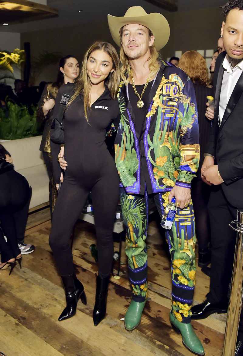 Diplo and Chantel Jeffries at Grammys 2020 After Party