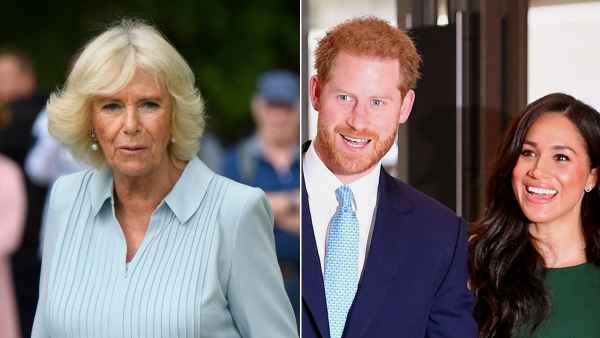 Duchess Camilla Appears Caught Off Guard When Asked If She Will Miss Prince Harry and Meghan Markle