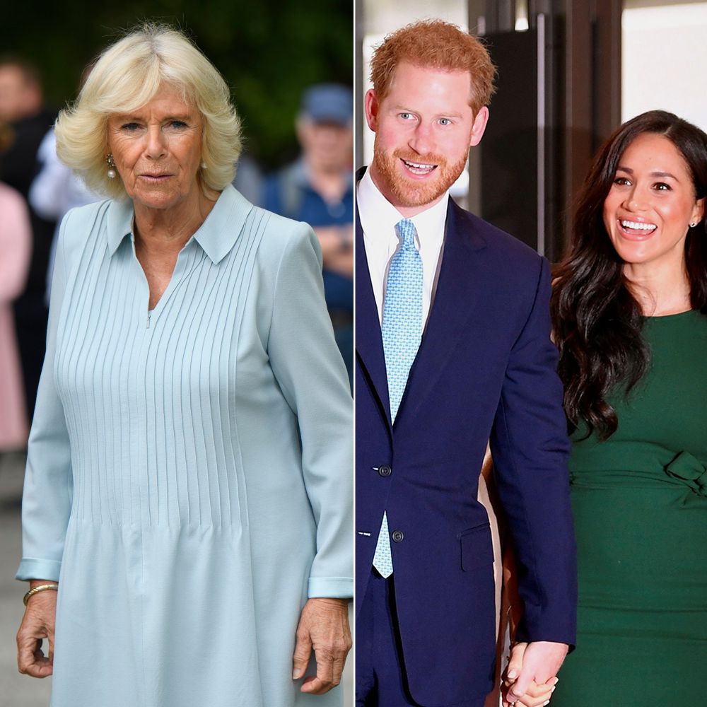 Duchess Camilla Appears Caught Off Guard When Asked If She Will Miss Prince Harry and Meghan Markle