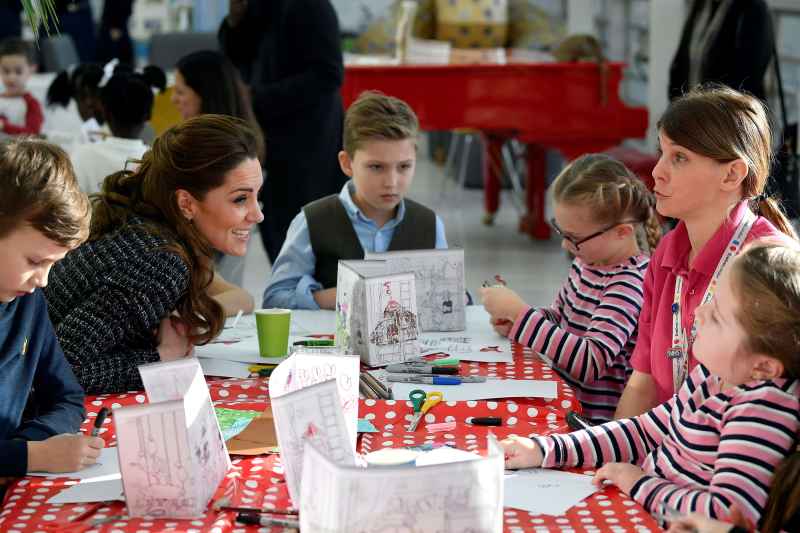 Duchess Kate Middleton Gets Crafty at Children’s Hospital