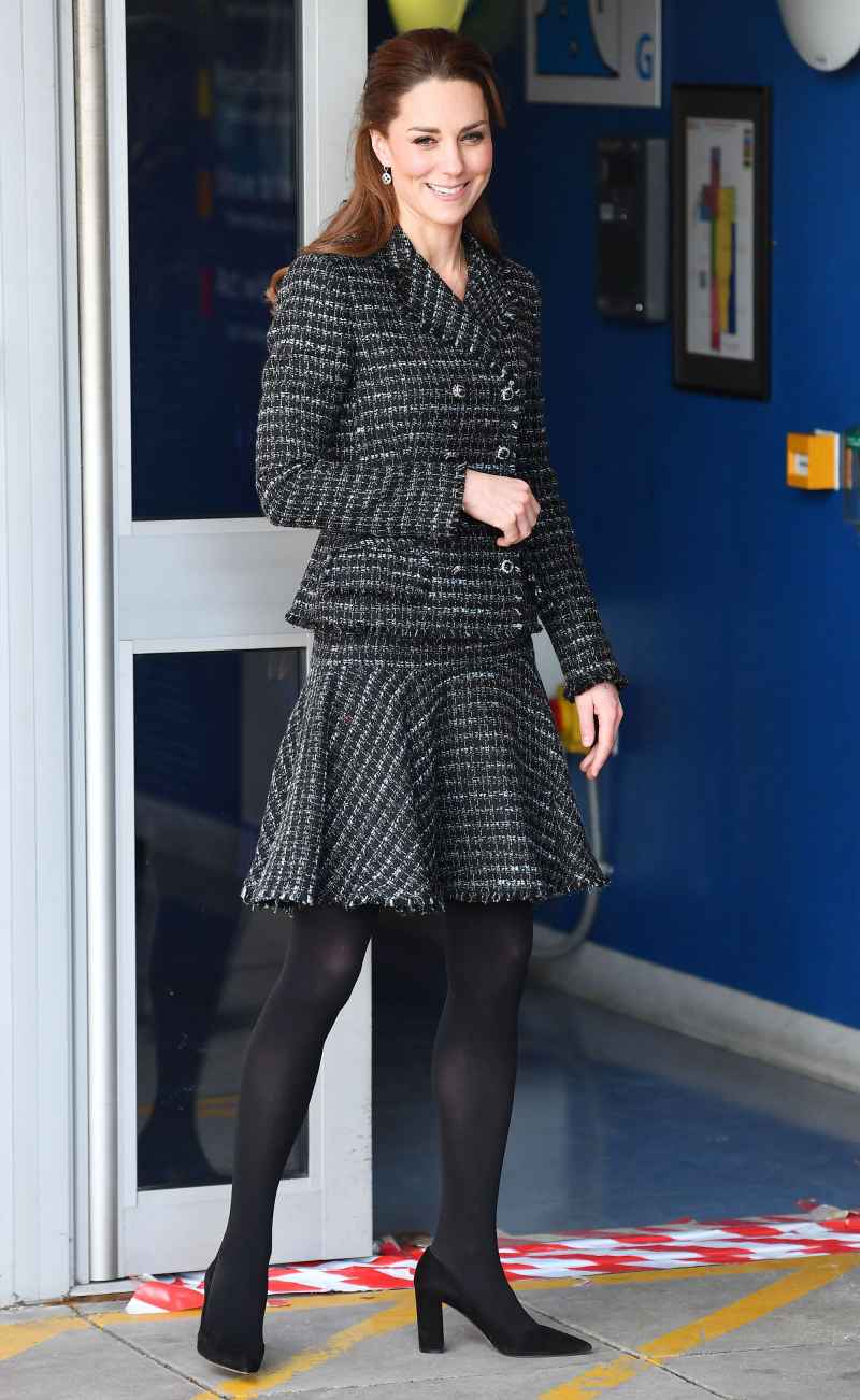 Duchess Kate Middleton Tweed Skirt January 28, 2020