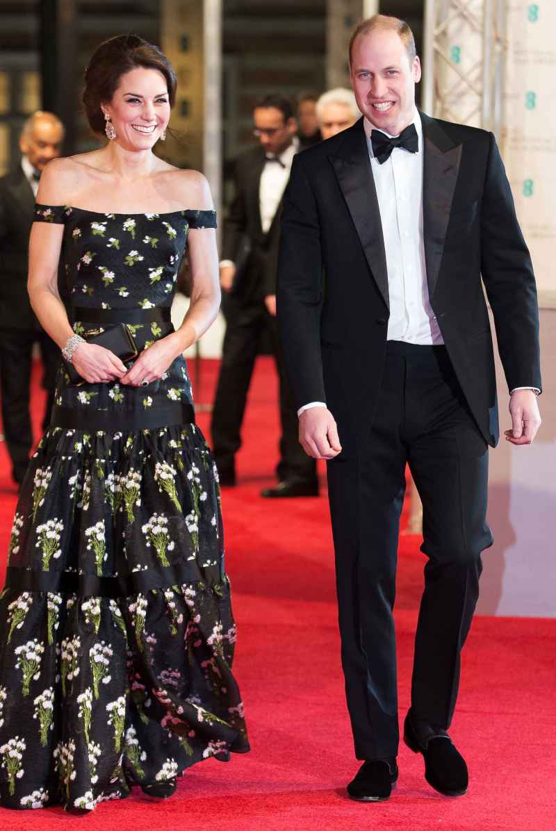 Duchess Kate and Prince William BAFTA Awards Red Carpet Appearances - 2017