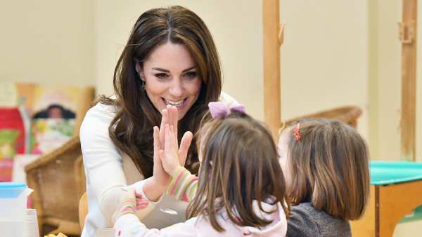 Duchess Kate Serves Breakfast at Preschool in Solo Royal Engagement