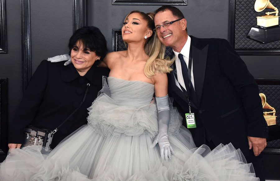 Edward Butera, Ariana Grande, Joan Grande Family Grammys 2020