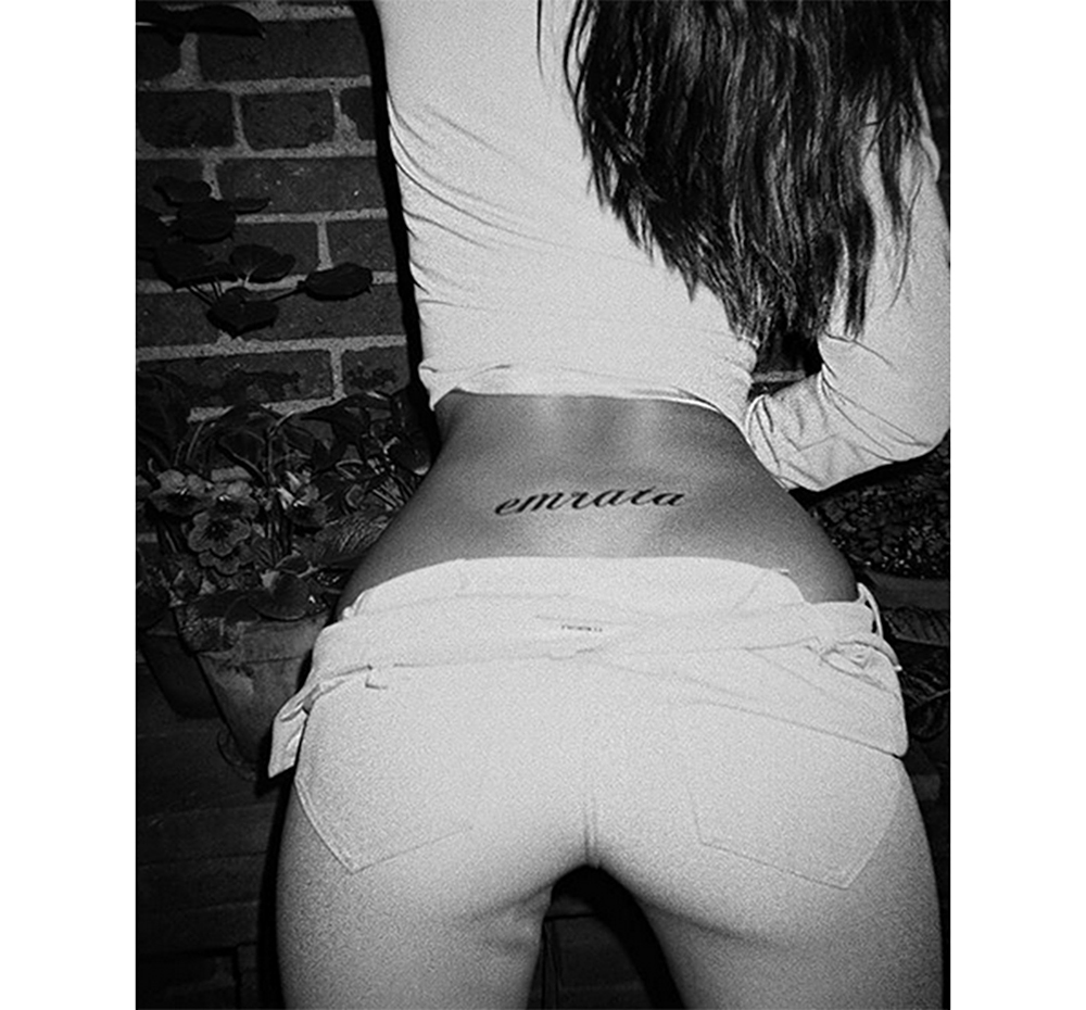 Emily Ratajkowski New Tattoo Instagram
