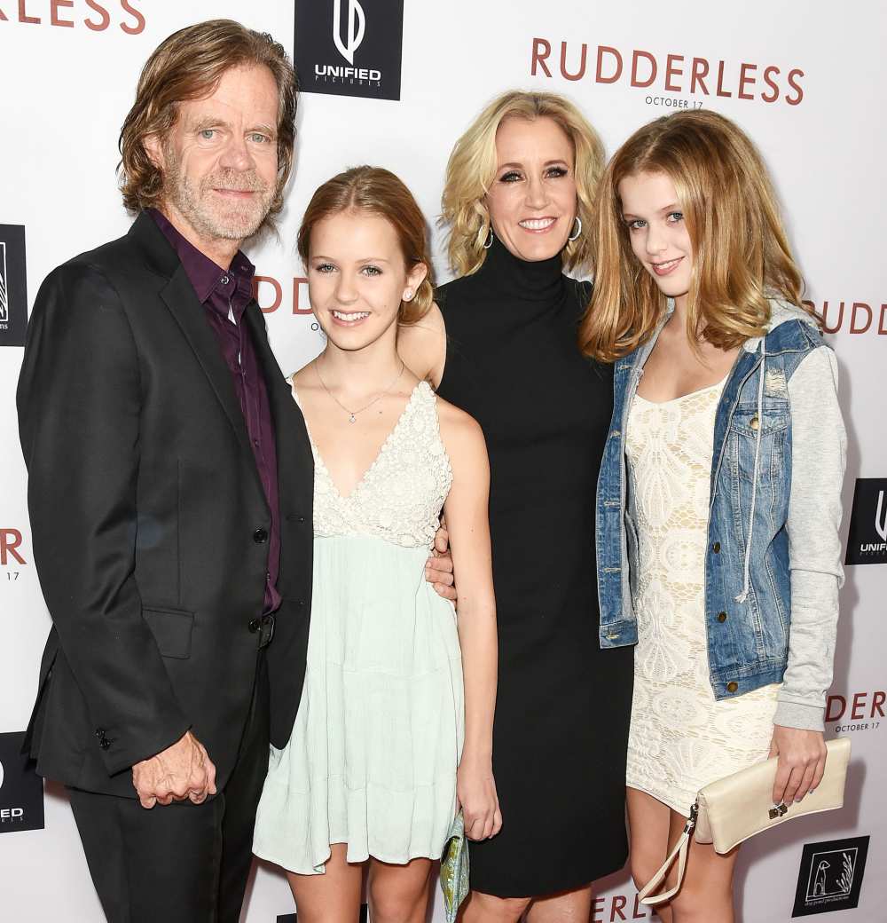 William H Macy Grace Macy Felicity Huffman and Sophia Macy in 2014 Felicity Huffmans Daughter Sophia Macy Cast in Season Two of The Twilight Zone